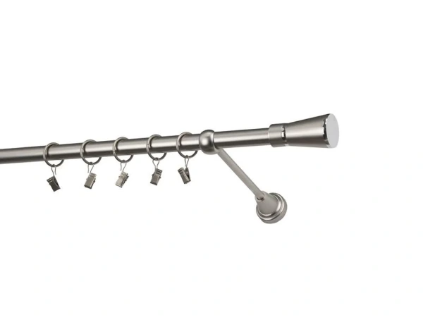 Garniže 19mm - jednoradové - RIMINY - satin