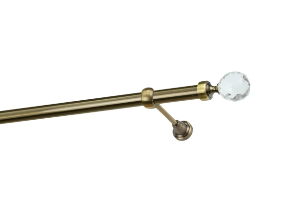 Garnýže 25mm - jednořadá - KOULE CRYSTAL - antik 1