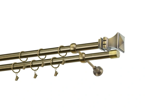 Garnýže 25x25mm - dvouřadá - VĚŽ - antik