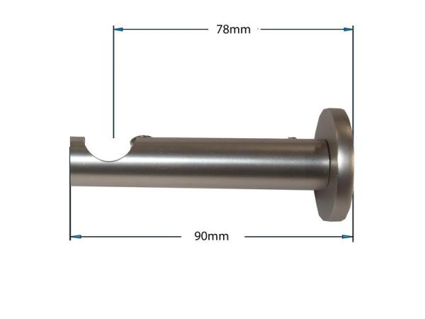 Garniže 16mm - jednoradové - MILANO CRYSTAL - satin 5