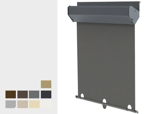 Venkovní screenová roleta pro střešní okná - SCREEN SKY - látka SOLTIS PERFOR