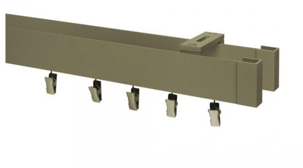 Garnýže MODERN dvouřadá - do stropu - odstín PATINA