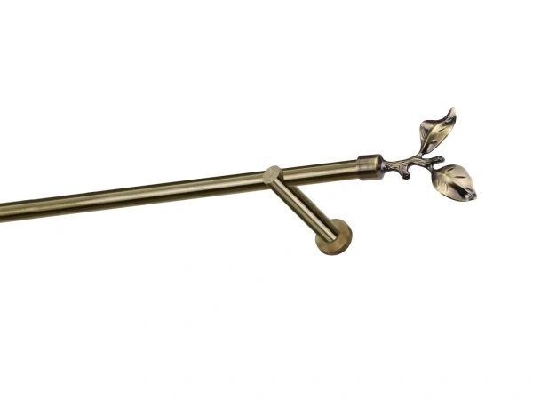 Garnýže 19mm - jednořadá - LIST ROSE - antik 1