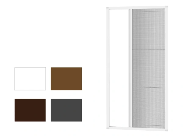 Sítě proti hmyzu na DVEŘE - PLISSÉ LITE2 - běžné odstíny