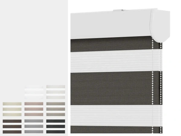 Rolety NOBLE - den a noc - látka SUMATRA