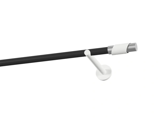 Garnýž 19mm obyčejná tyč - 1řada - PARIS - černo bílá 1