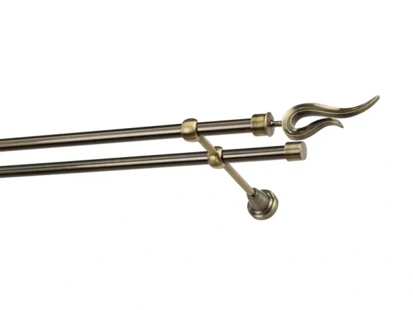 Garniže 16x16mm - dvojradové - VIOLO - antik 2