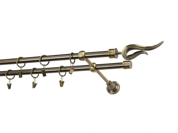 Garniže 16x16mm - dvojradové - VIOLO - antik