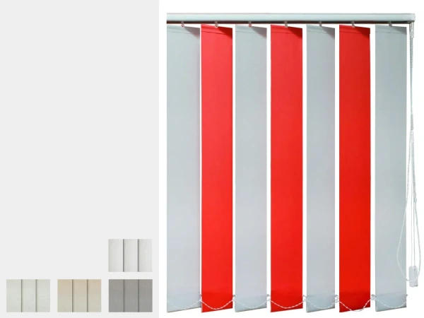 Dvoubarevní vertikální žaluzie - látka SAHARA