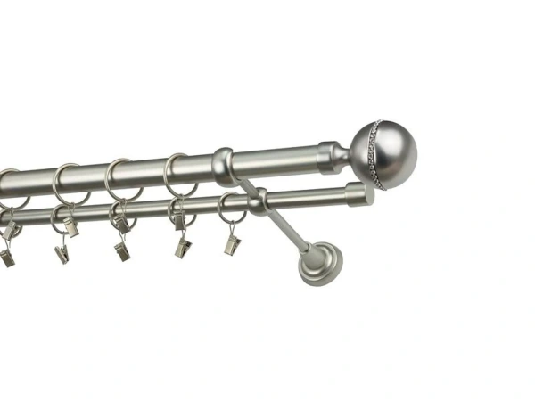 Garnýže 25x16mm - dvouřadá - KALISTO CRYSTAL - satin