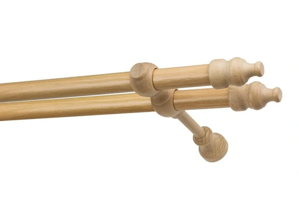 Garnýže dřevěná 28x28mm dvouřadá - BUK 2