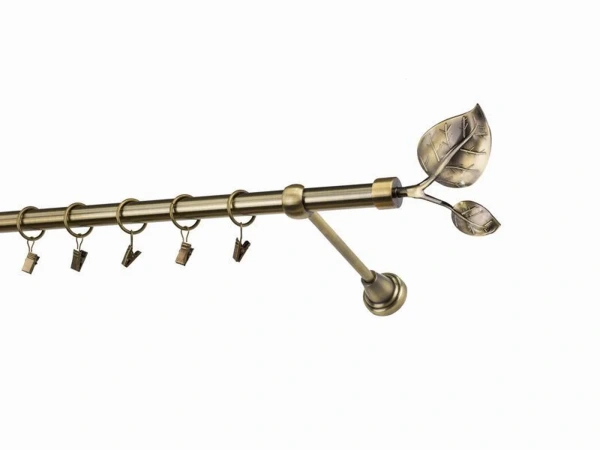 Garniže 19mm - jednoradové - LIST VEĽKÝ - antik