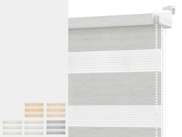 Rolety MINI+ den a noc - látka BALI