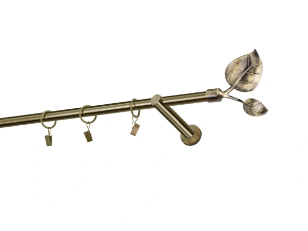 Garnýže 16mm - jednořadá - LIST VELIKÝ - antik