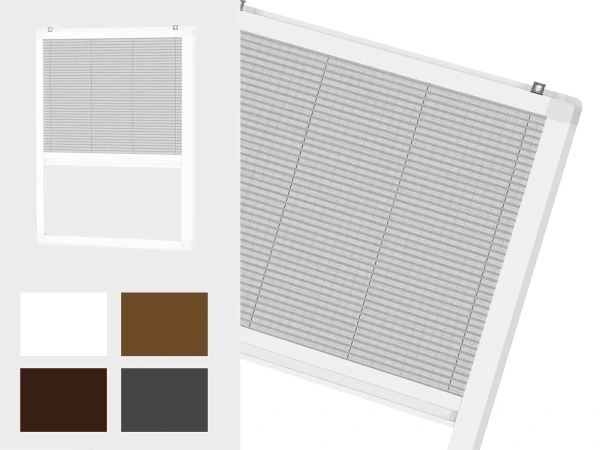 Sítě proti hmyzu na OKNO - PLISSÉ KLIK - běžné odstíny