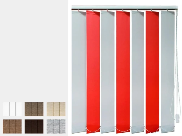 Dvoubarevní vertikální žaluzie - látka ARUBA