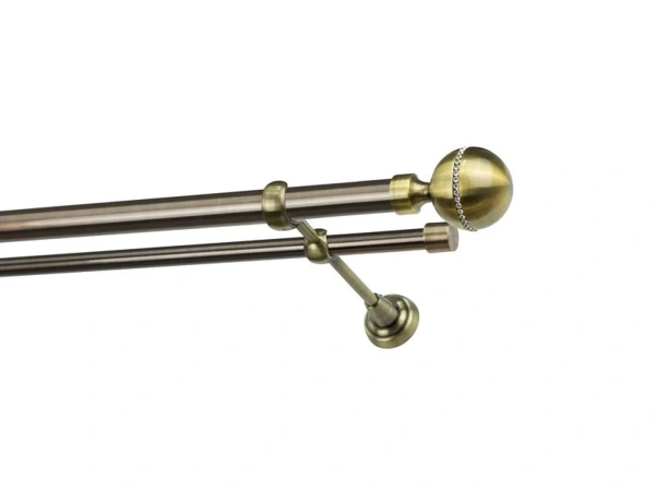 Garnýže 25x16mm - dvouřadá - KALISTO CRYSTAL - antik 2