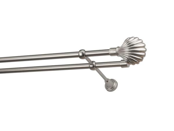 Garniže 16x16mm - dvojradové - MUŠLA - satin 1