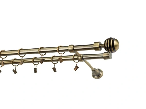 Garnýže 19x19mm - dvouřadá - VERONA - antik