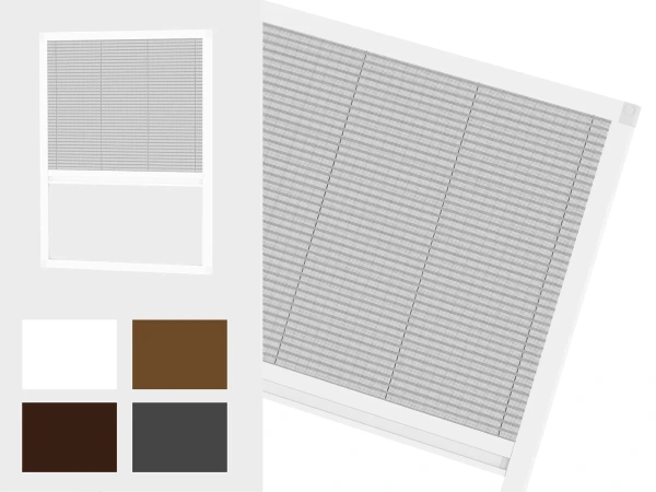 Sítě proti hmyzu na OKNO - PLISSÉ LITE2 - běžné odstíny