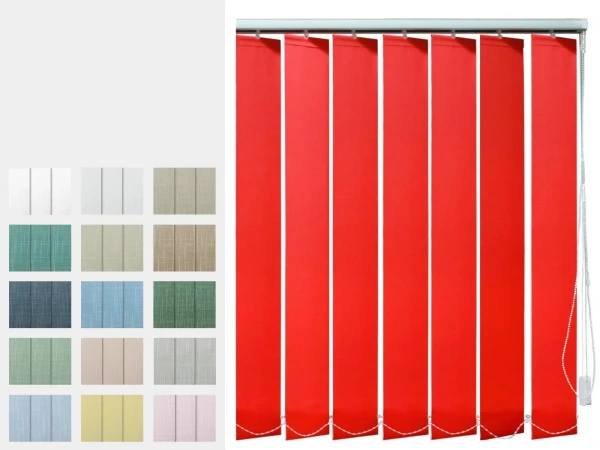 Vertikální žaluzie - látka SHANTUNG