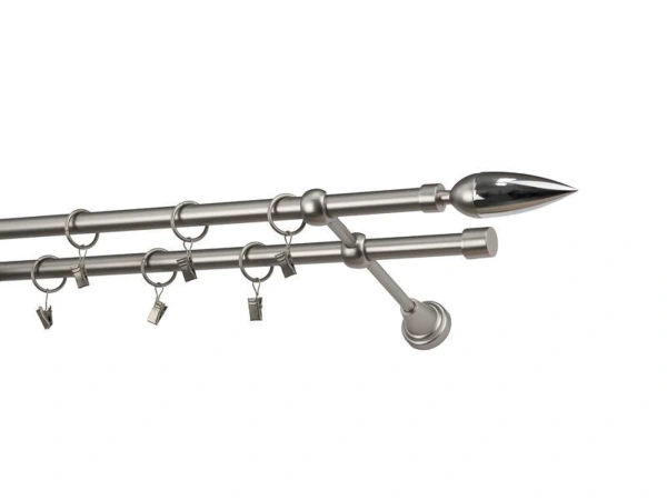 Garniže 16x16mm - dvojradové - LINEA - satin