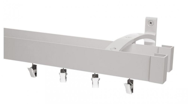 Garnýže MODERN dvouřadá - na stěnu - odstín INOX