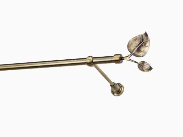 Garniže 19mm - jednoradové - LIST VEĽKÝ - antik 1