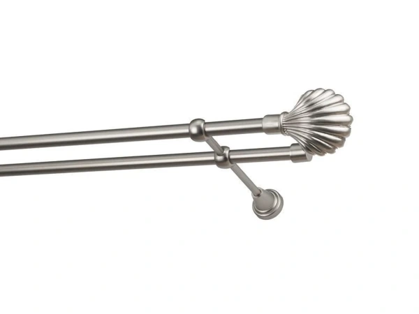 Garniže 16x16mm - dvojradové - MUŠLA - satin 2