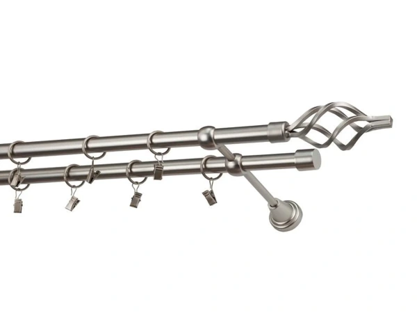 Garnýže 19x19mm - dvouřadá - KOULE AZUR - satin