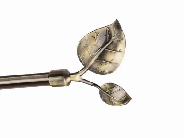 Garnýže 16x16mm - dvouřadá - LIST VELIKY - antik 5