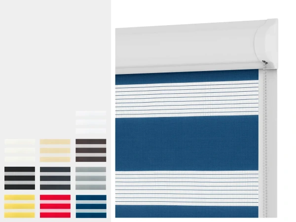 Rolety SWING - den a noc - látka ZAKYNTHOS