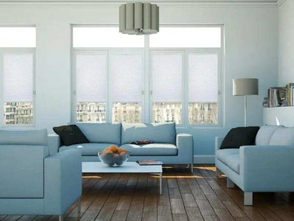 Plissé rolety LUX - látka BLACKOUT (zatemňující) 2