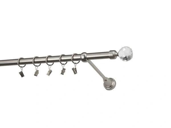 Garniže 19mm - jednoradové - GUĽA CRYSTAL - satin