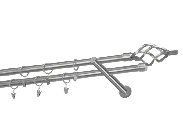 Garnýže 19x19mm - dvouřadá - KOULE AZUR - satin