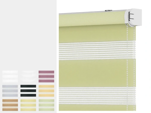 Rolety SOLID M - den a noc - látka STANDARD