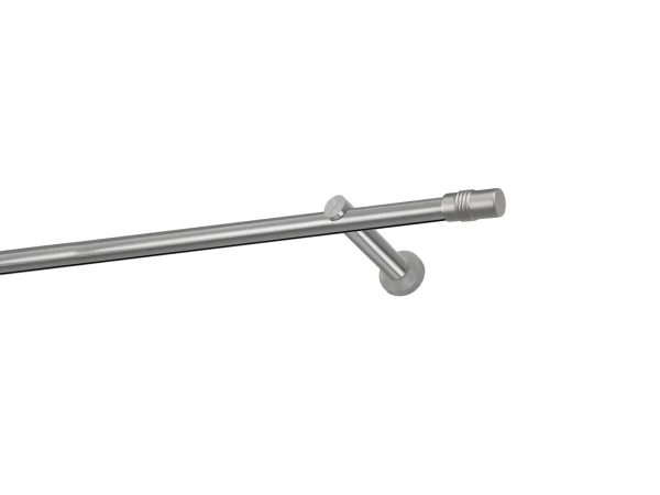 Garniža 19mm - drážková tyč - 1rad - CYLINDR - satin 1