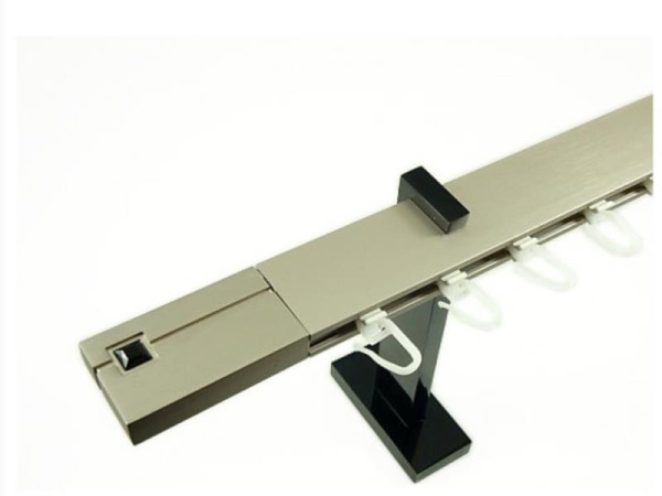 Garnýže SQUARE LINE jednořadá - KRYSTAL černý