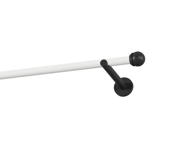 Garnýž 19mm obyčejná tyč - 1řada - TODI MAX - bílo černá 1