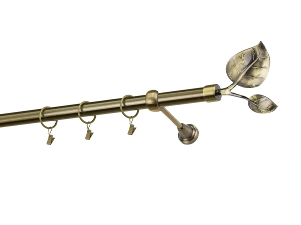 Garnýže 25mm - jednořadá - LIST VELIKÝ - antik