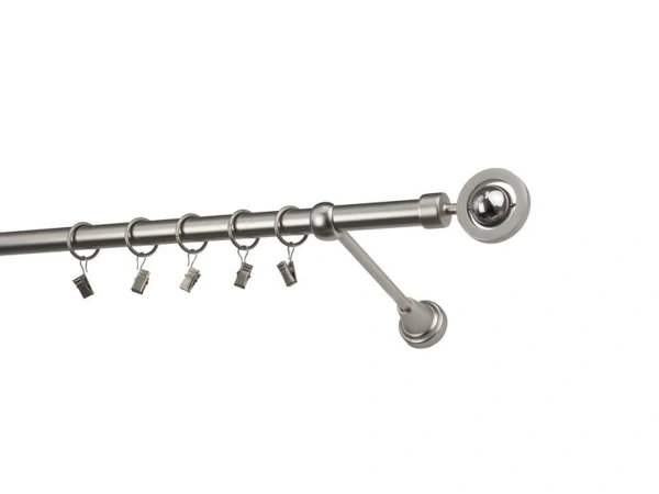 Garniže 19mm - jednoradové - JUPITER - satin