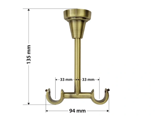 Garnýže 16x16mm - dvouřadá - VOLEO - antik 5