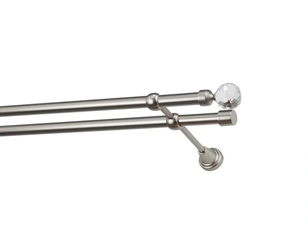 Garnýže 19x19mm - dvouřadá - KOULE CRYSTAL - satin 2