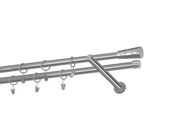 Garnýže 19x19mm - dvouřadá - TRAPEZIUM - satin