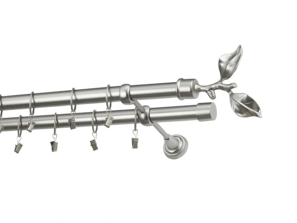 Garnýže 25x25mm - dvouřadá - LIST ROSE - satin