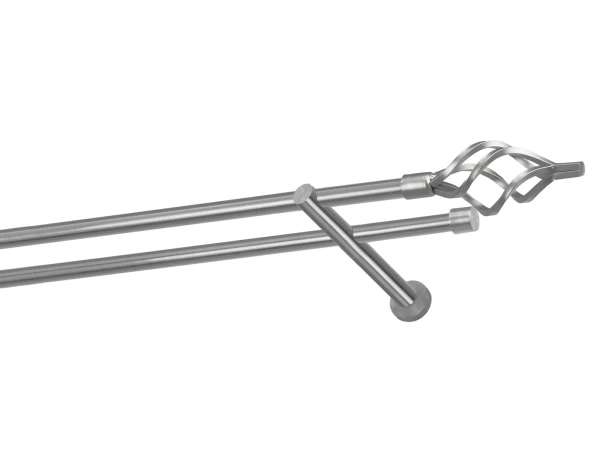 Garnýže 16x16mm - dvouřadá - KOULE AZUR - satin 1