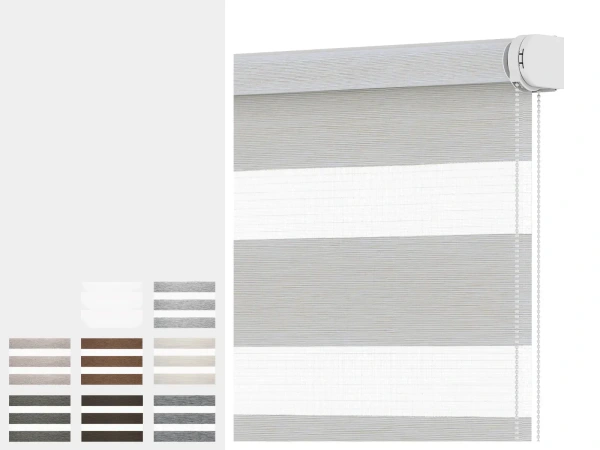 Rolety SOLID S - den a noc -  látka MALORKA