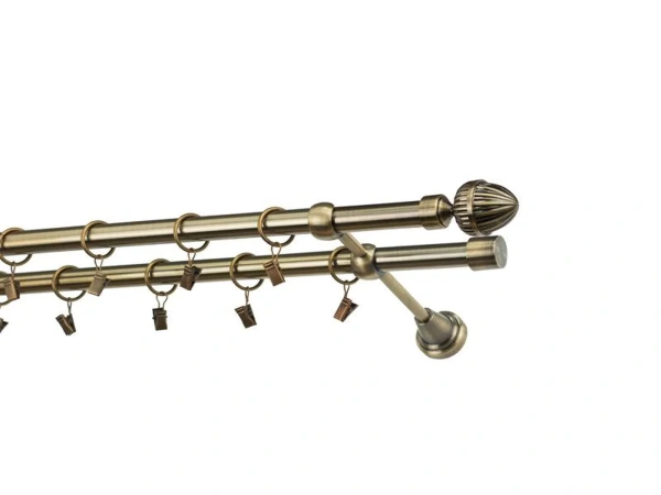 Garnýže 19x19mm - dvouřadá - ODEON - antik