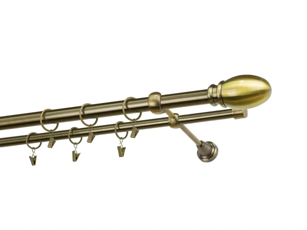 Garnýže 25x16mm - dvouřadá - BELUNO - antik