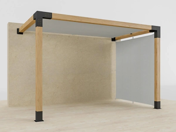 Pergola VEGAS - o stěnu - 1 sekční